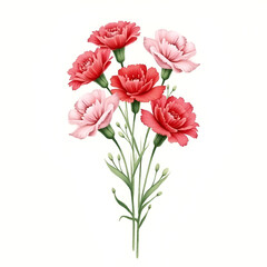 bouquet of pink tulips