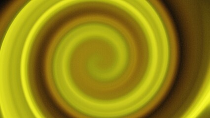 Yellow glowing spiral abstract background art