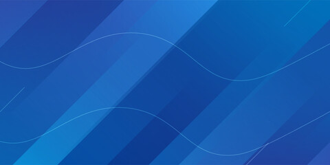 Abstract blue background. Modern simple blue geometric design. Minimal shapes. Suit for booklet, brochure, banner, poster, website, flyer, cover, corporate, backdrop. Vector illustration