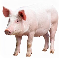 Pig, isolated on transparent background.