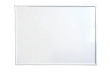 Fototapeta premium a white framed mirror with a white background