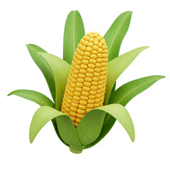 corn 3d isolated