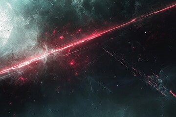 Obraz premium Abstract cosmic energy, vibrant colors, dynamic lines