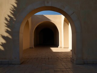 Fototapeta premium entrance to the old castle