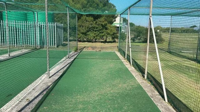 Cricket nets at a cricket club in Cape Town , South Africa
