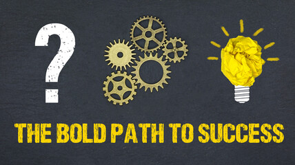 Obraz premium The bold path to success 
