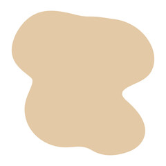 CUTE CREAM BLOP TEXT BOX