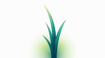 Fototapeta premium Grass silhouette vector