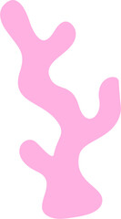 Obraz premium Pink Coral Illustration