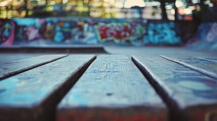 Focus on the empty table, inviting thoughts of gatherings and activities.