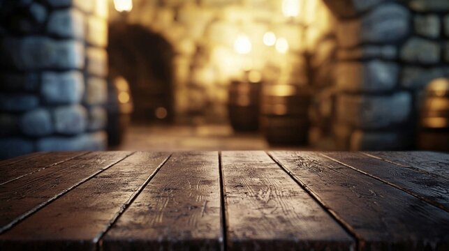 An atmospheric empty table highlighting historic architecture in the background.