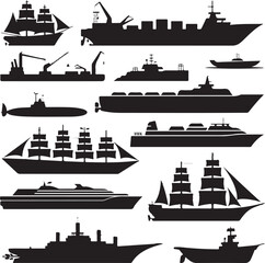 &ldquo;Ship Silhouette SVG Bundle | Nautical Vessels, Pirate Ships & Cruise Clipart for Crafts & Decor&rdquo;

&ldquo;Sailing & Sea Vessel Vector Pack | Maritime Ship Silhouettes for Logos, Stickers & Printables&rdquo;