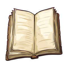 open book vector illustration