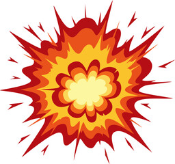 Flame orb vector with concentric glow – easy to trace and customize