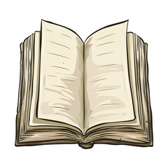 open book vector illustration