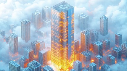 Abstract background with soft focus