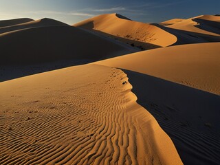 sand dunes in the sahara desert
