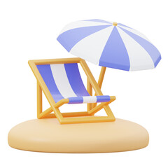 3d Travel Icon illustration