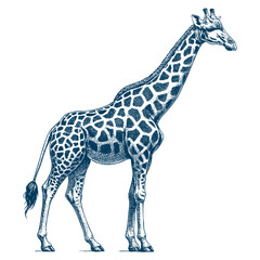 Naklejka premium giraffe vector