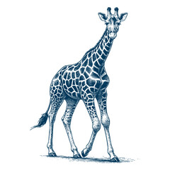 Naklejka premium giraffe vector
