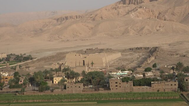 Hot Air Balloons Above Luxor&rsquo;s Skyline: Ancient Meets Modern