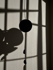 black and white lamp