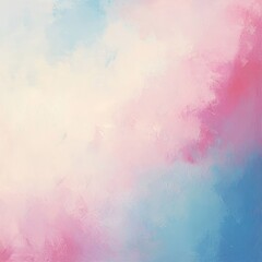 Pastel Pink And Blue Abstract Watercolor Background