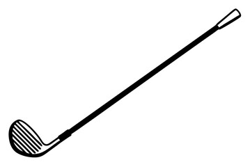 golf club silhoutte vector illustration