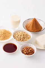 味噌や醤油などの大豆の発酵食品