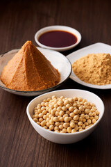 味噌や醤油などの大豆の発酵食品