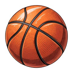 Fototapeta premium the basketball vector