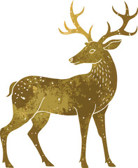 Elegant Stag Illustration