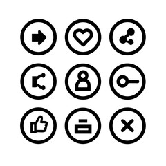 Networking line editable icon set. Containing network,relationship, online networking, community, events, social network and more. vector illustration. Minimal Teamwork in business management icon set