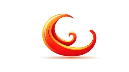 Obraz premium Fiery Red Chili Pepper with Hot Burning Flames Illustration for Culinary Concepts