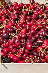 cherries in a bowl