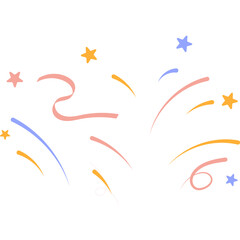 Obraz premium Confetti Celebration Icon