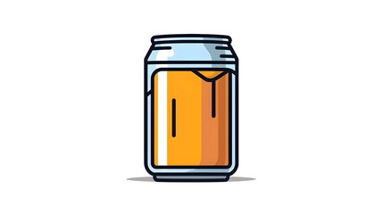 Beer can Oktoberfest icon: A professional vector graphic for Oktoberfest celebrations.