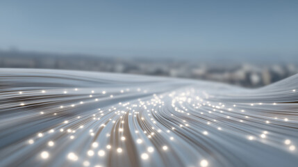 Abstract Circuit Board Environment with Wave Light Loop