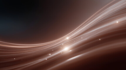 Abstract solar flares dance from a star across magnetic field lines