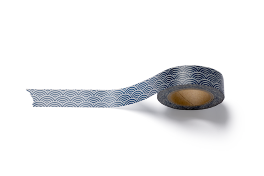 roll of blue adhesive tape,isolated on transparent png background,note paper message office business tag sign