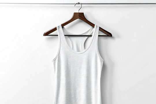Women’s Racerback Tank Top on Hook – Front View