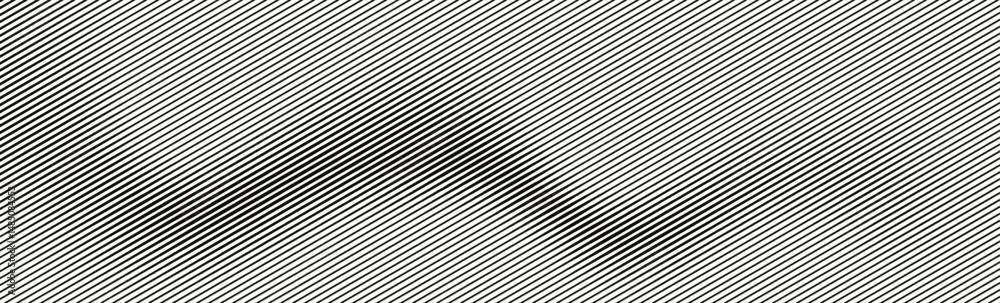 Poster Halftone gradient background wave with diagonal stripes. Slanted textured vector pattern. Parallel line vintage paper texture for overlay, print, collage, cover.