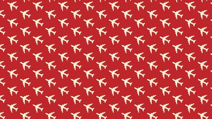 Vector seamless pattern of plane