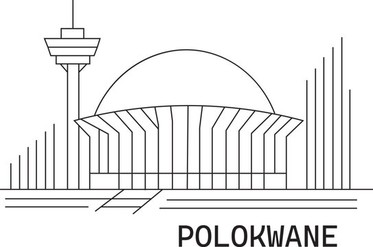 Polokwane City Line Draw Simple Minimalist