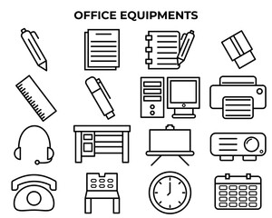 office icons set