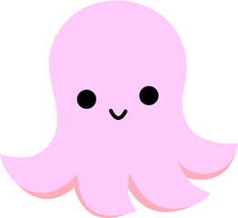 Cute Squid Illustration