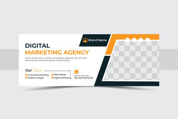 Creative modern professional marketing facebook cover design