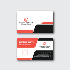 Modern Business card design, corporate business card template 
