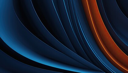A blue and orange wavy lines
3