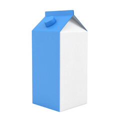 Single milk carton illustration